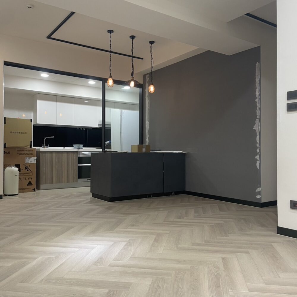 奶茶橡木-人字拼