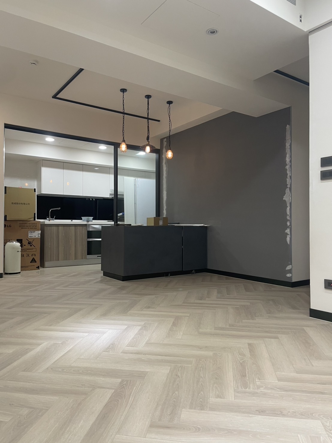 奶茶橡木-人字拼