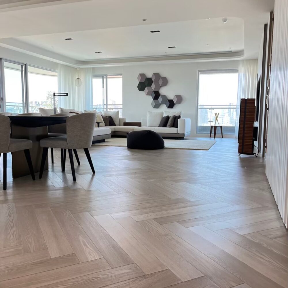 手刮人字拼 訂製色