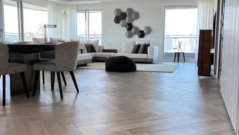 手刮人字拼 訂製色